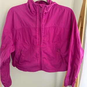 Vibrant Pink Hooded Jacket